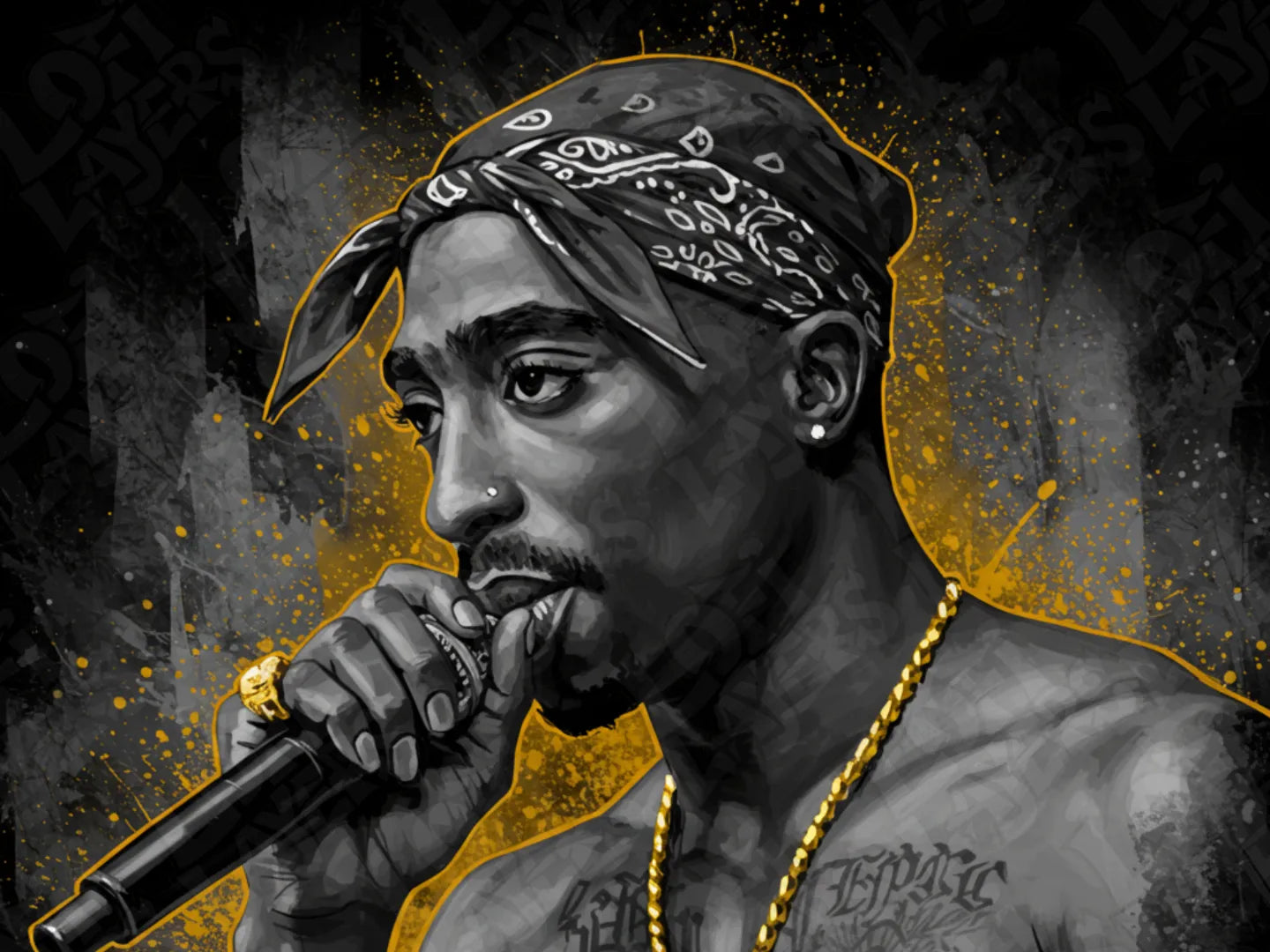 2Pac/Tupac HueForge