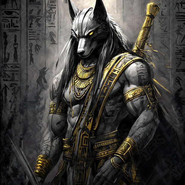 Anubis, Egyptian God of the Afterlife HueForge