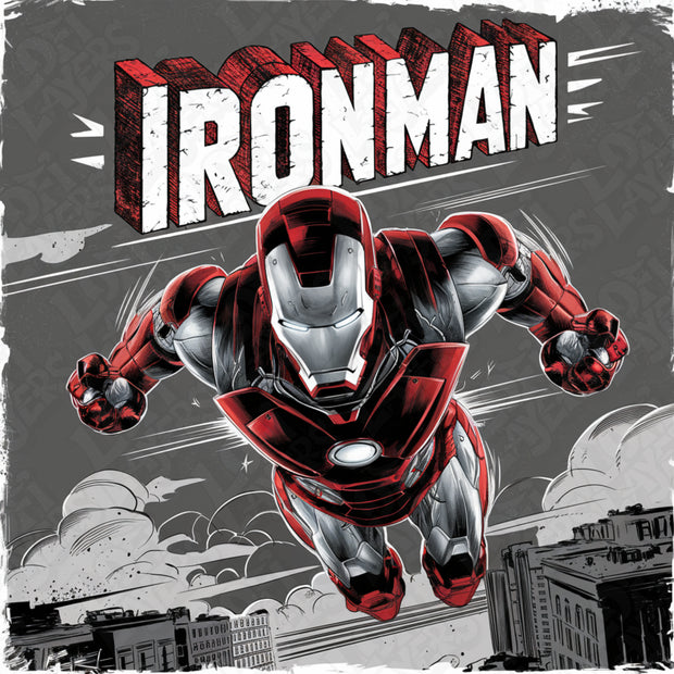 Marvel Ironman Comic Cover HueForge