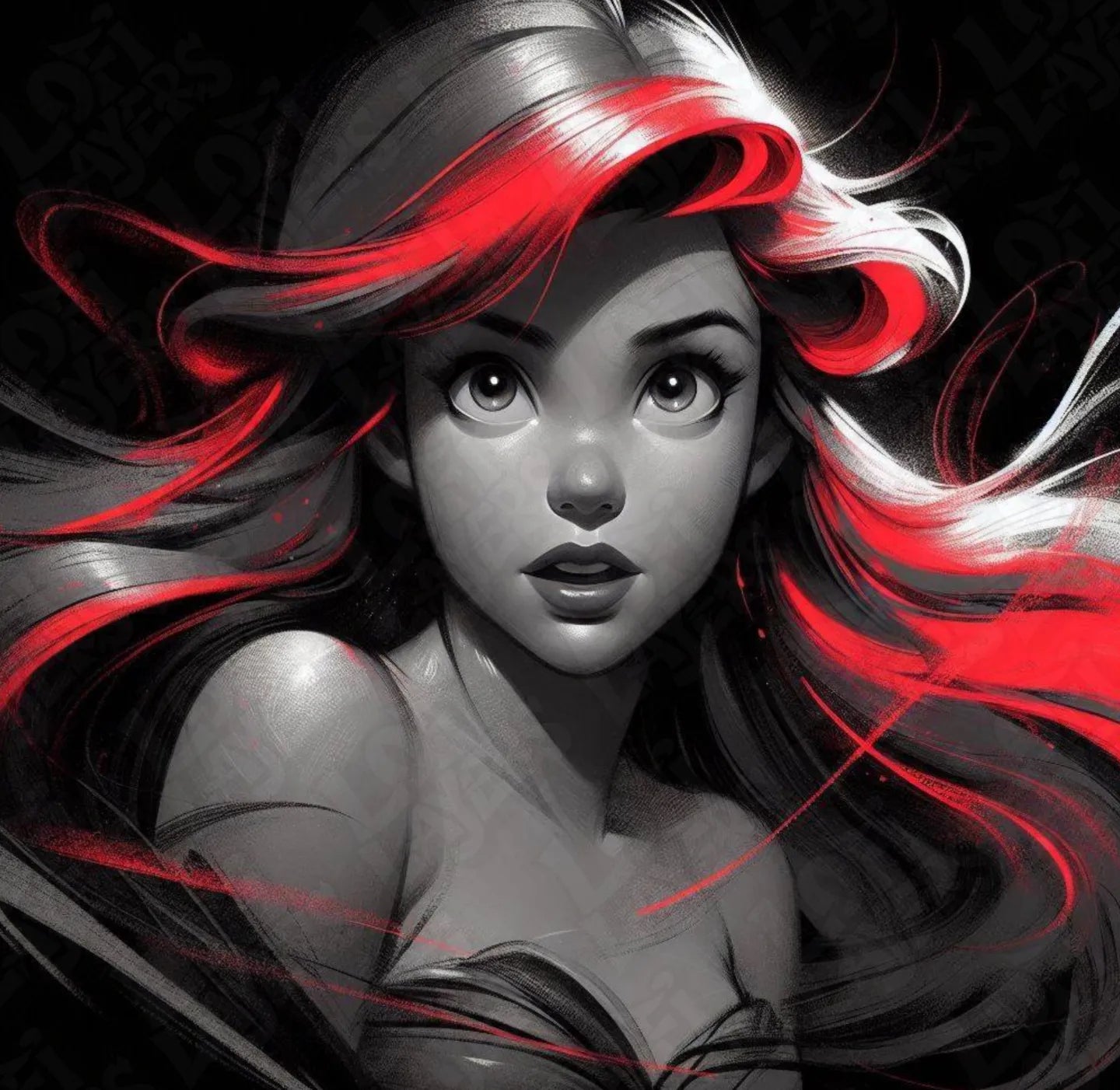 Disney Little Mermaid Ariel HueForge