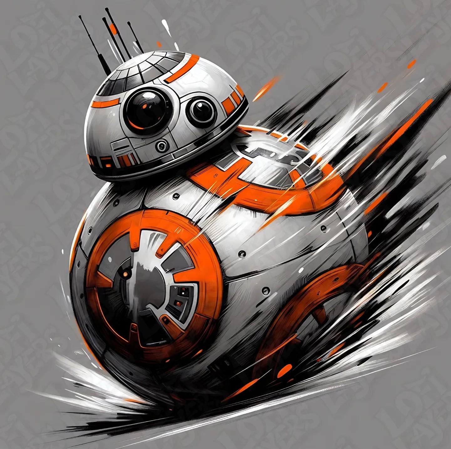 Star Wars BB8 Hueforge