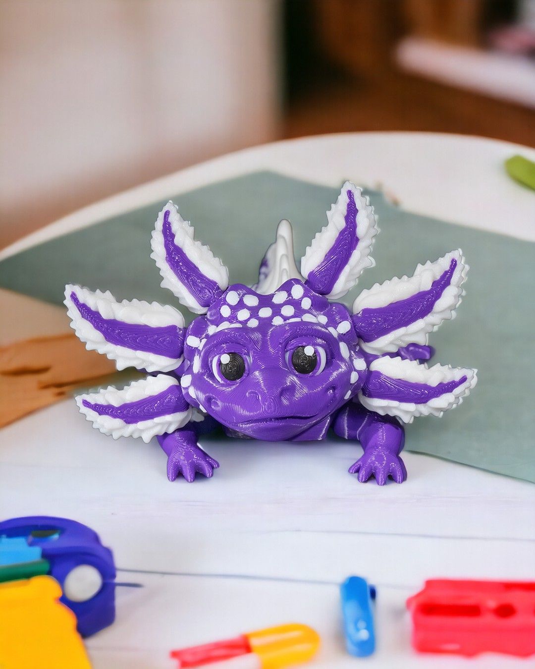 Berry Tart Articulated Axolotl Figure