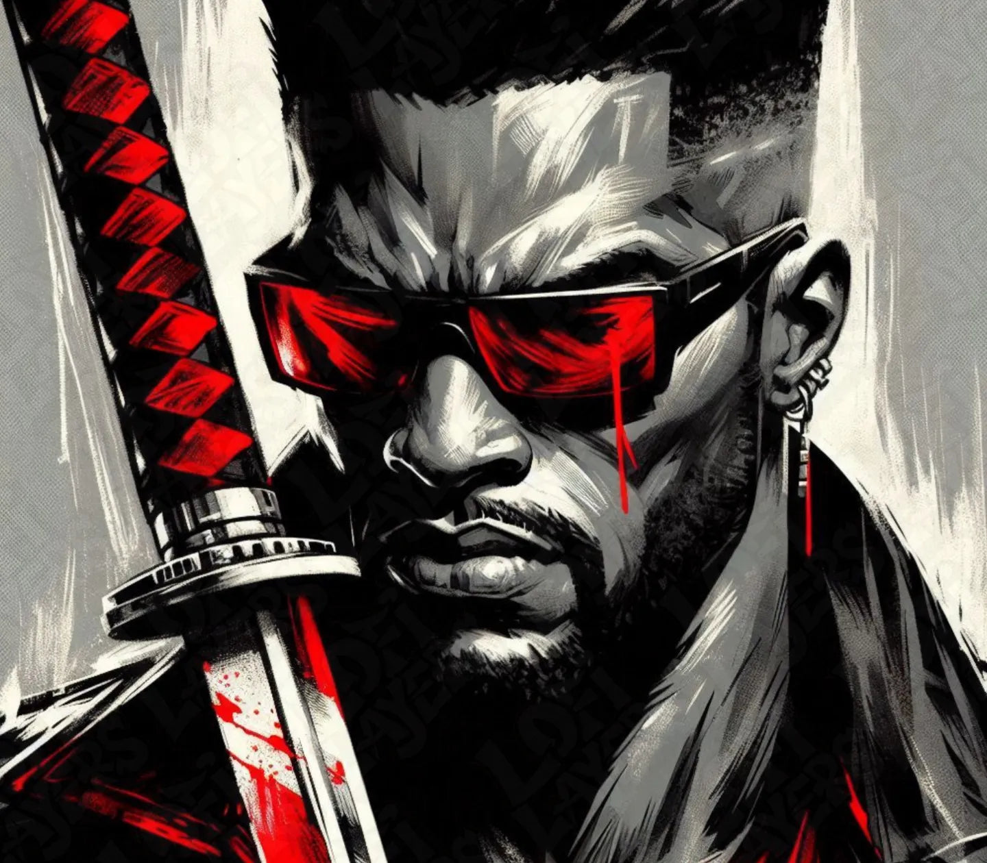 Blade The Daywalker HueForge