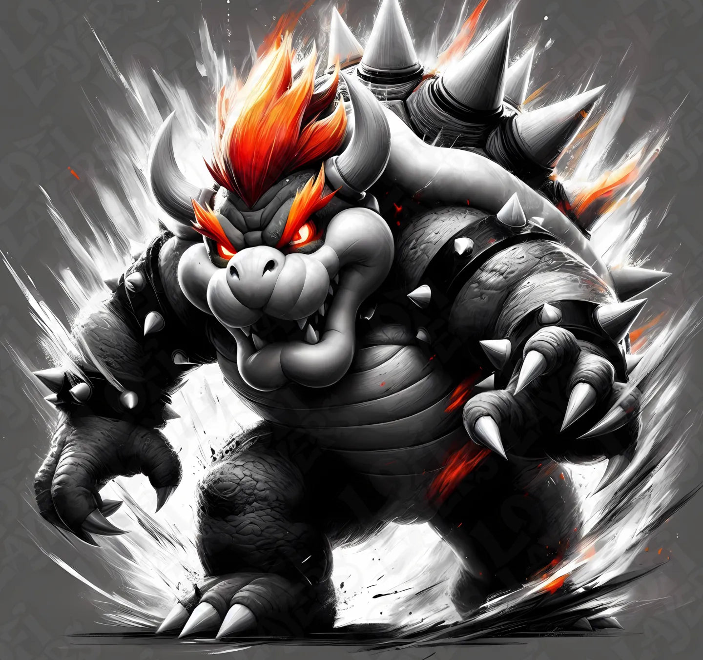 Super Mario Bowser HueForge