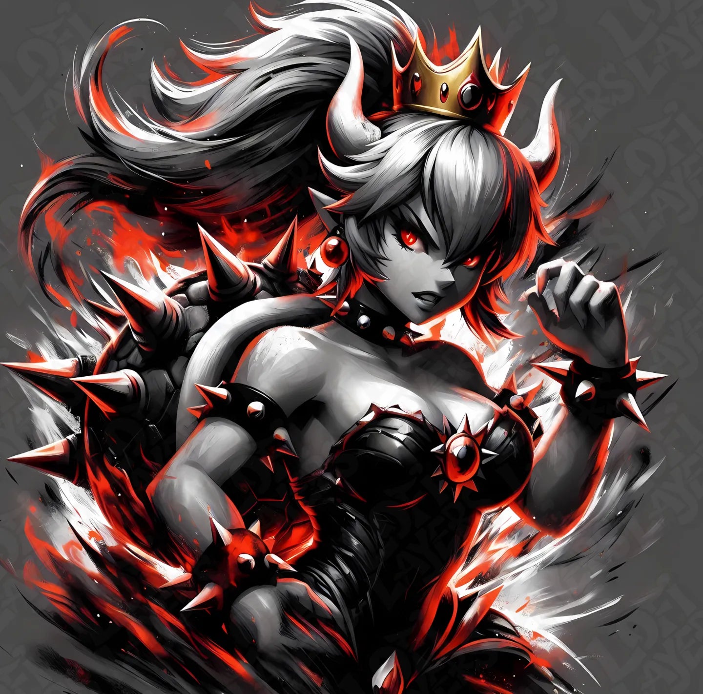 Super Mario Bowsette HueForge