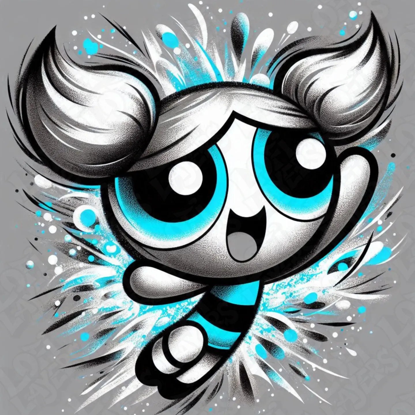 Powerpuff Girls Bubbles HueForge