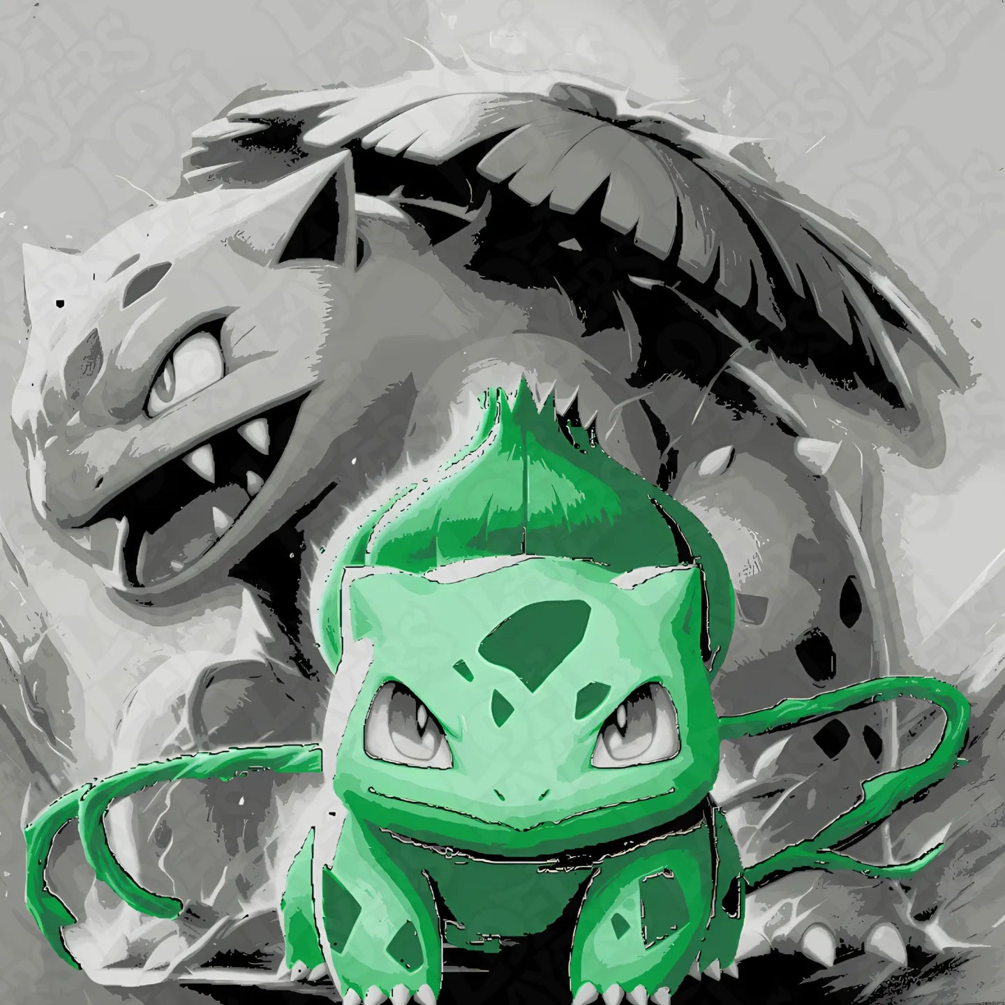 Pokémon Bulbasaur HueForge