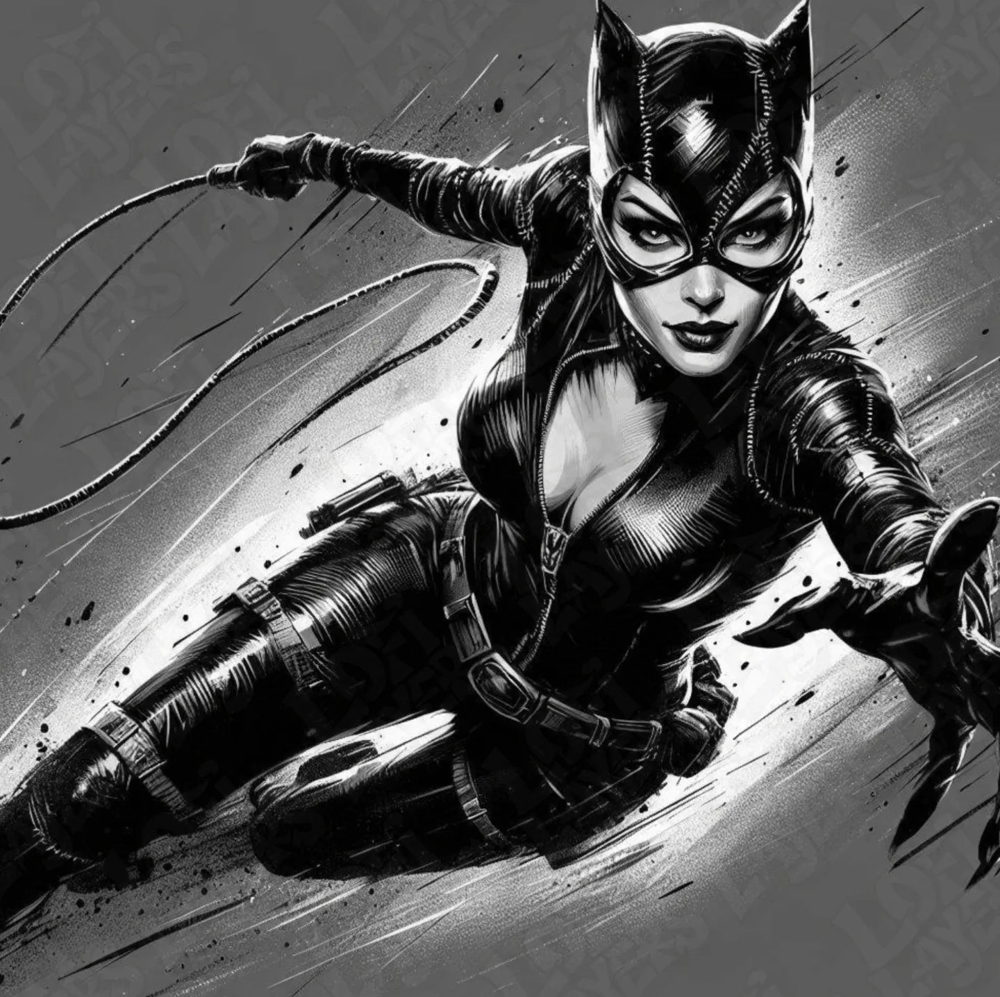 DC Comics Catwoman HueForge
