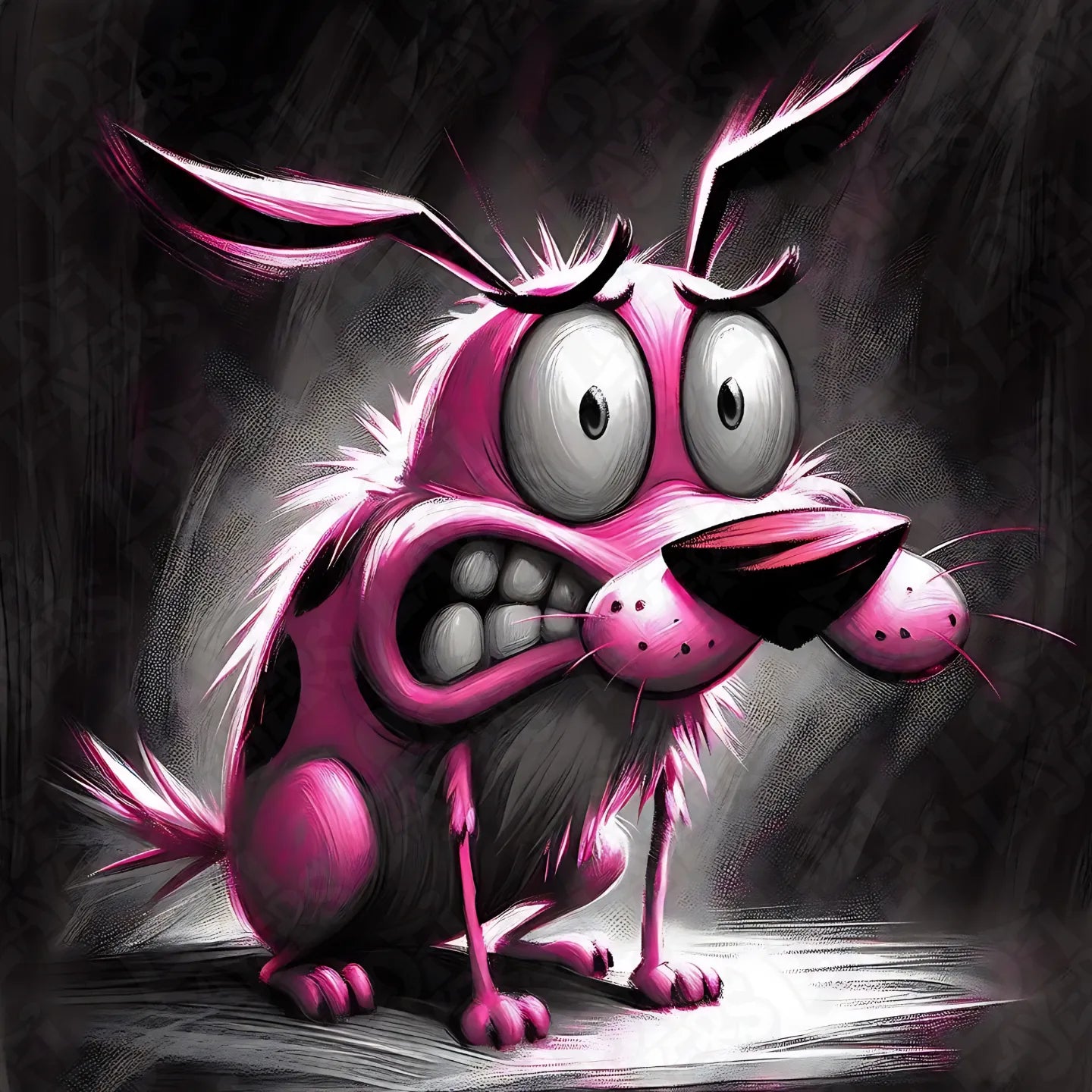 Courage the Cowardly Dog HueForge