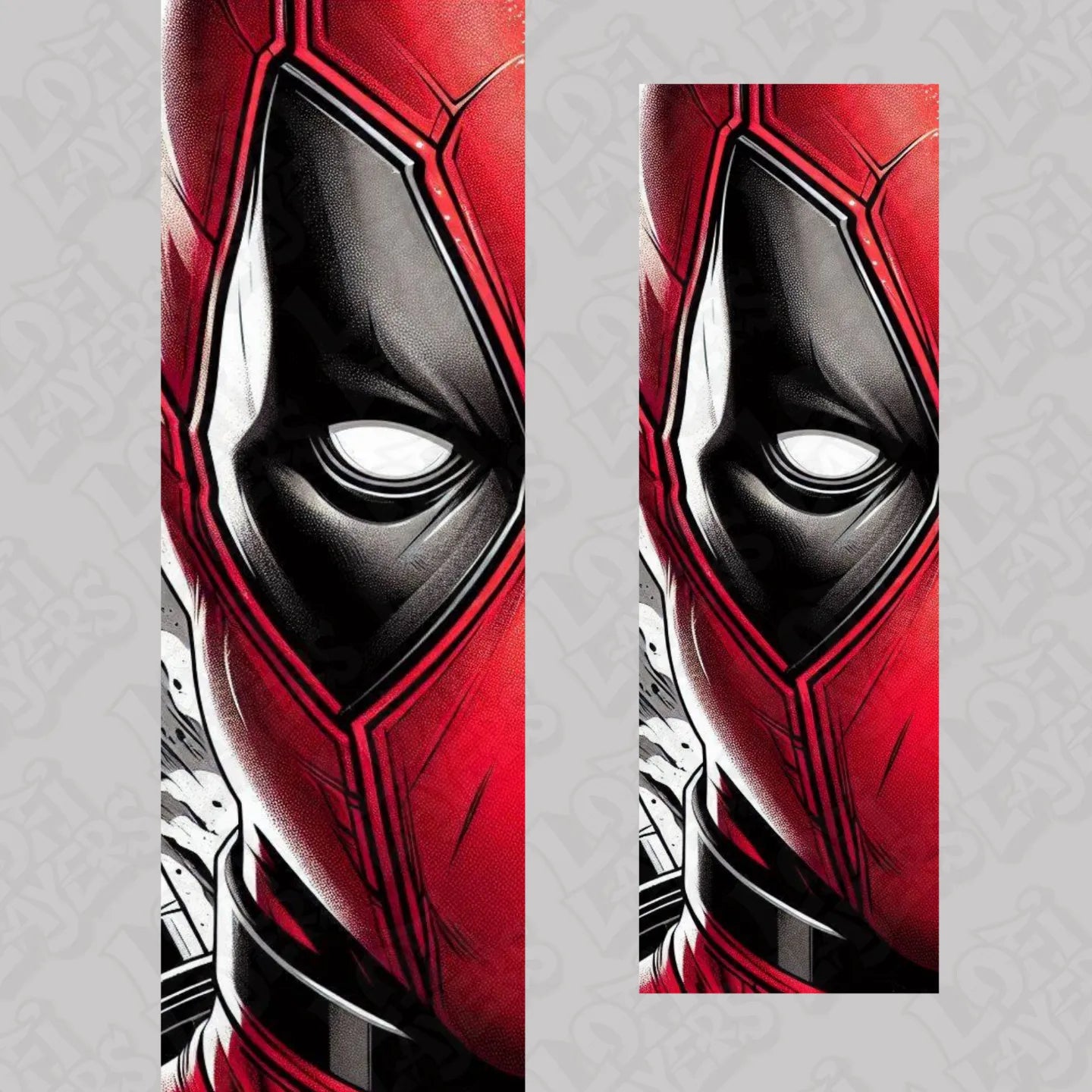 Marvel Comics Deadpool Up-Close HueForge Bookmark Set