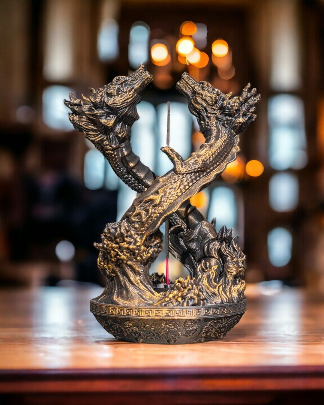 Dragon Dance Incense Holder