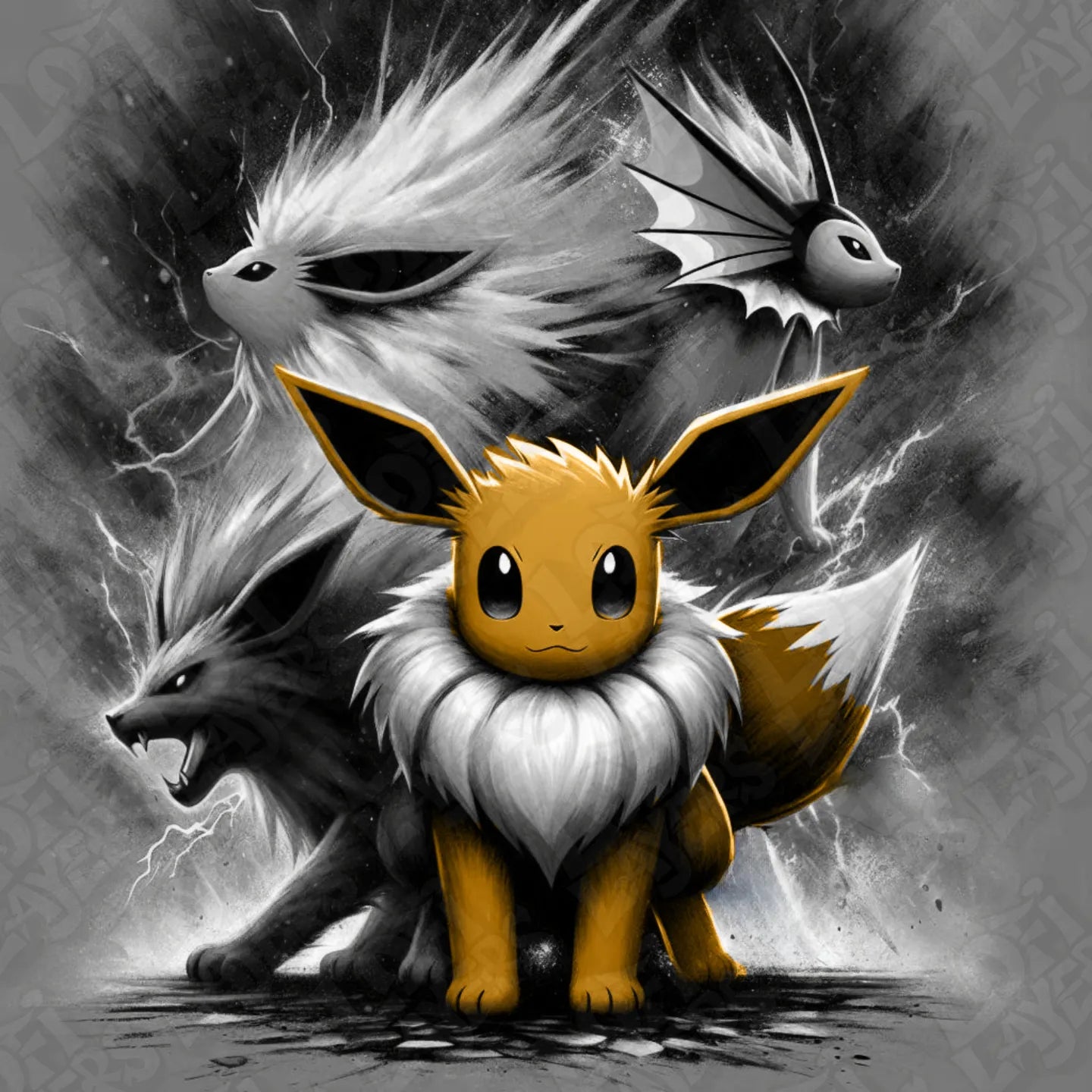Pokémon Eevee HueForge