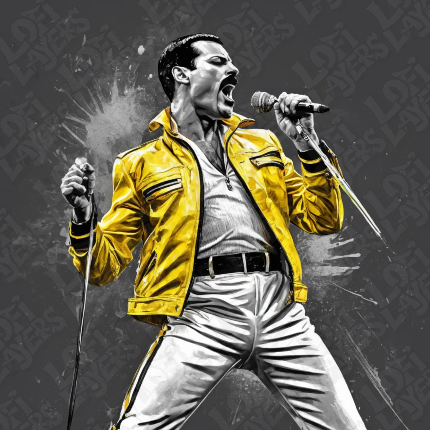 Freddie Mercury HueForge