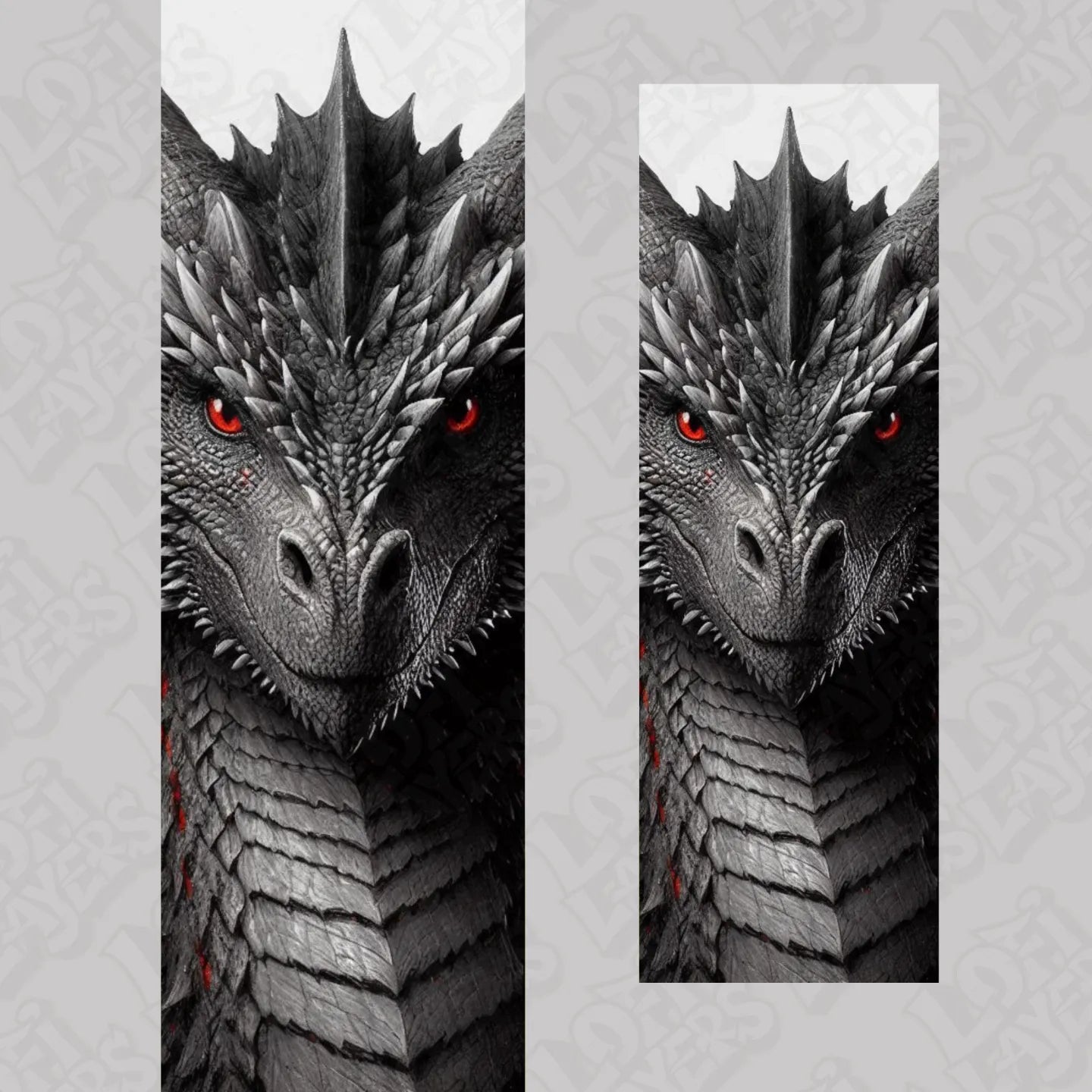 Game of Thrones Dragon HueForge Bookmark Set