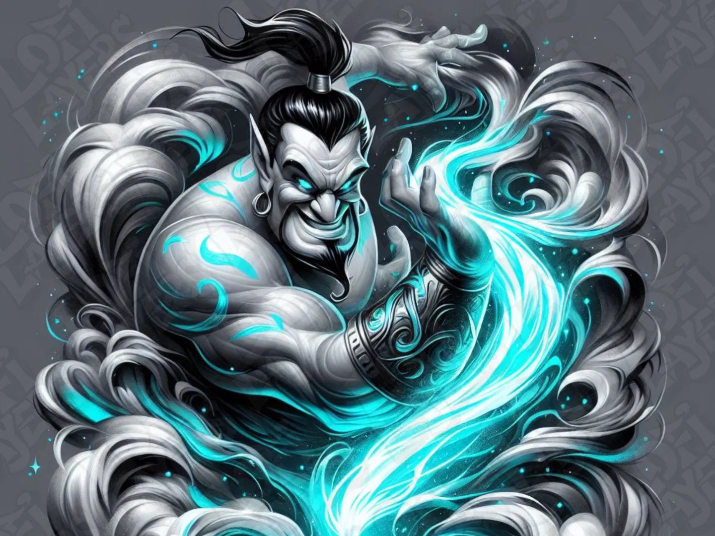 Disney Genie from Aladdin HueForge