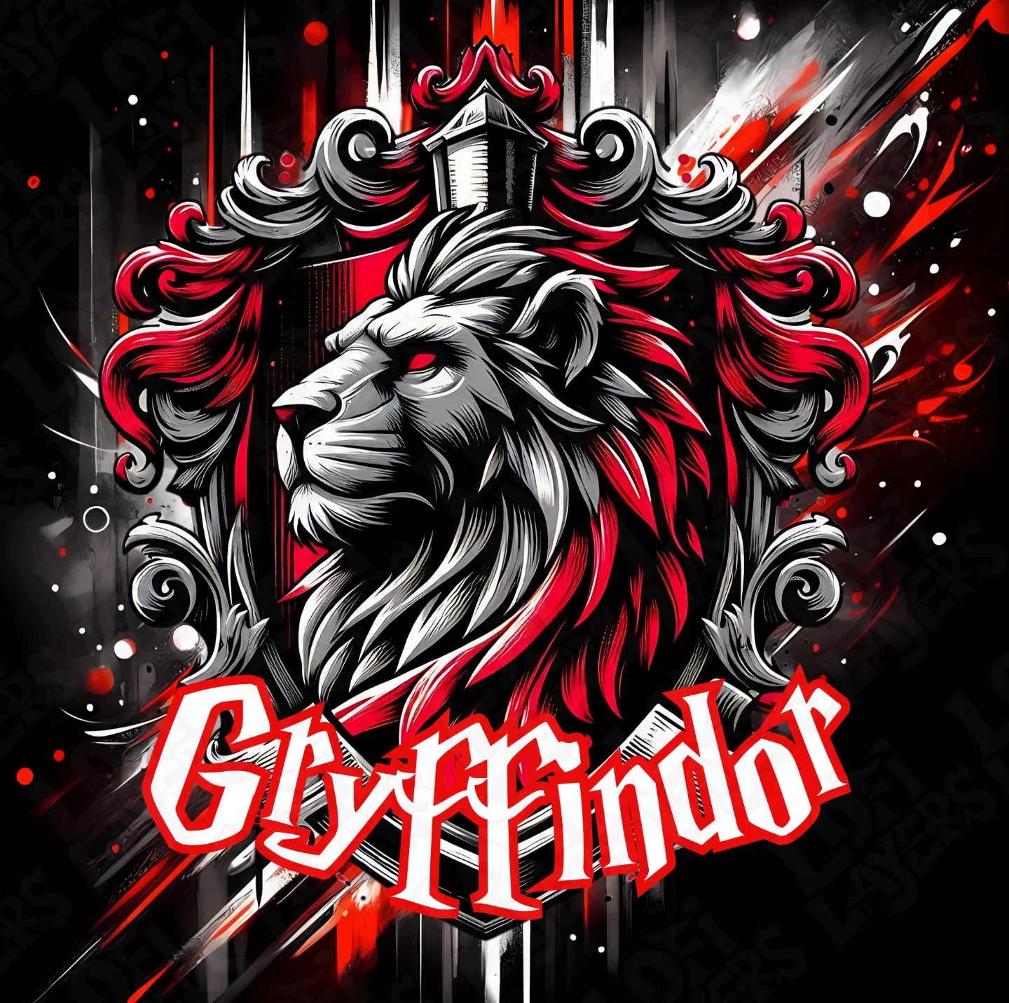 Harry Potter Gryffindor Crest HueForge