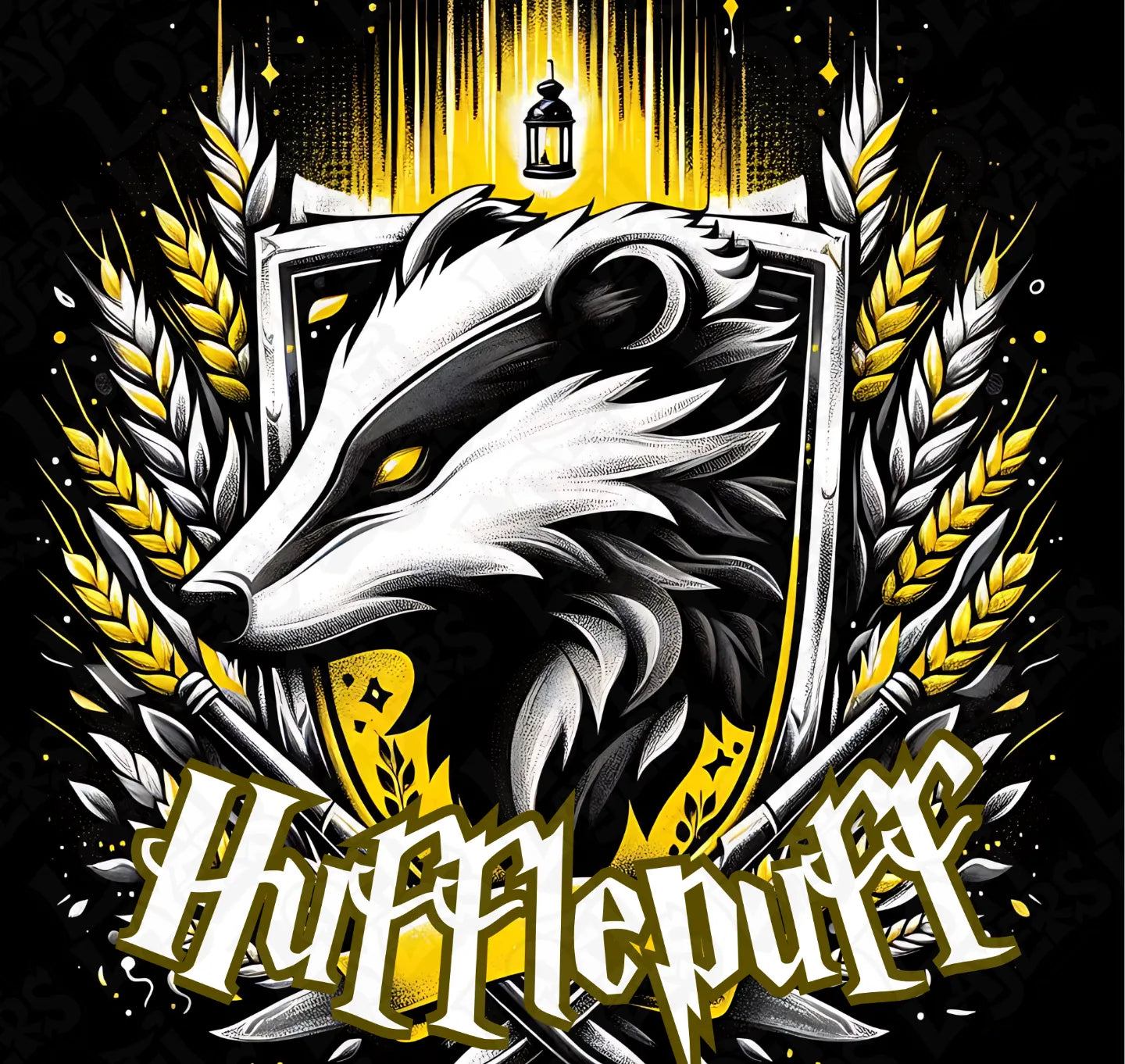 Harry Potter Hufflepuff Crest HueForge