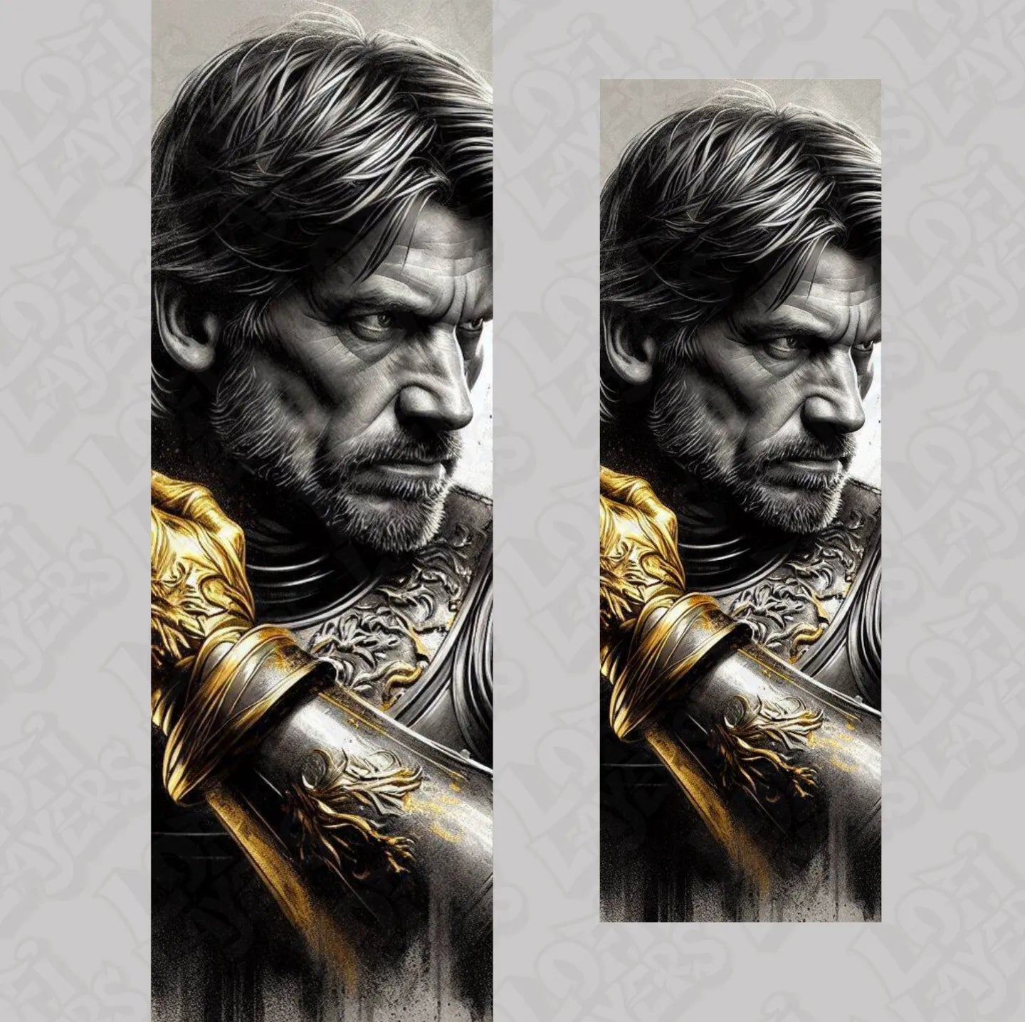 Game of Thrones Jaime Lannister HueForge Bookmark Set