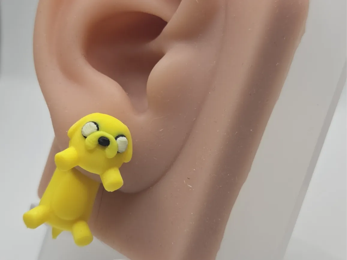 Adventure Time Jake the Dog Earring with Hanging Body