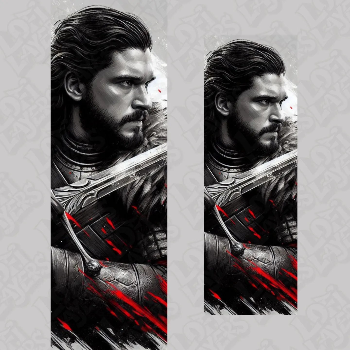 Game of Thrones Jon Snow HueForge Bookmark Set