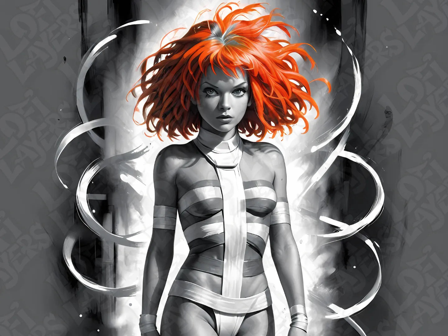 Leeloo Dallas From The 5th Element HueForge