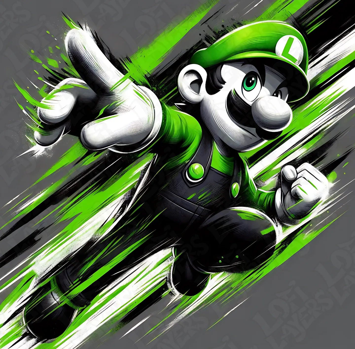 Super Mario Luigi HueForge