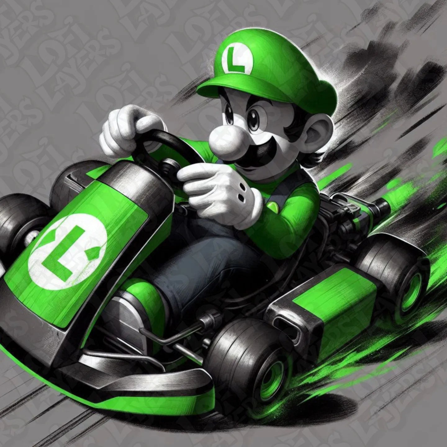 Super Mario Luigi Kart Hueforge