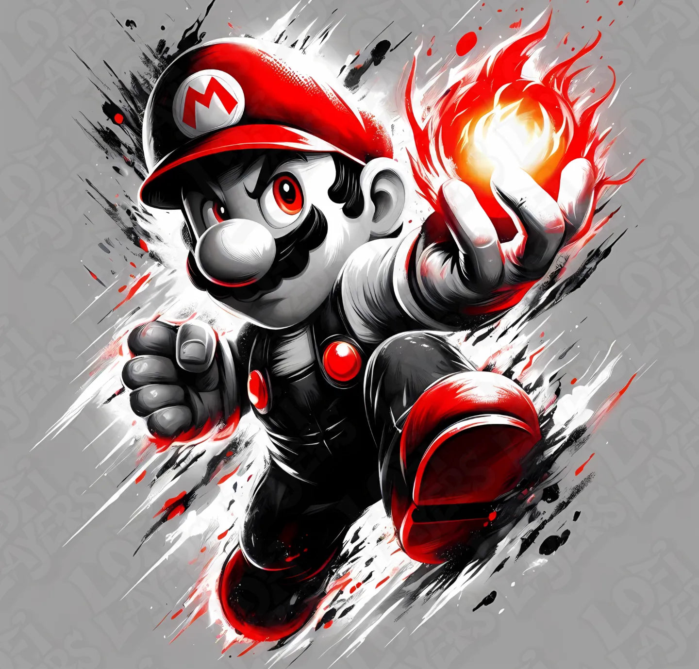 Super Mario Mario HueForge