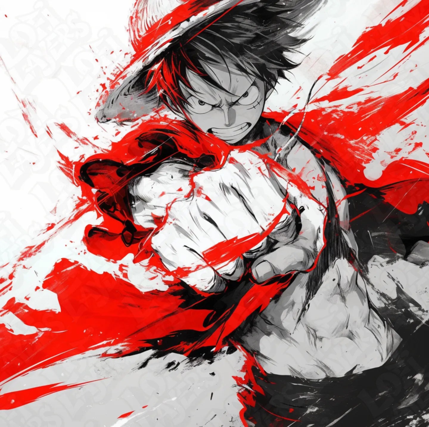 One Piece Monkey D. Luffy HueForge