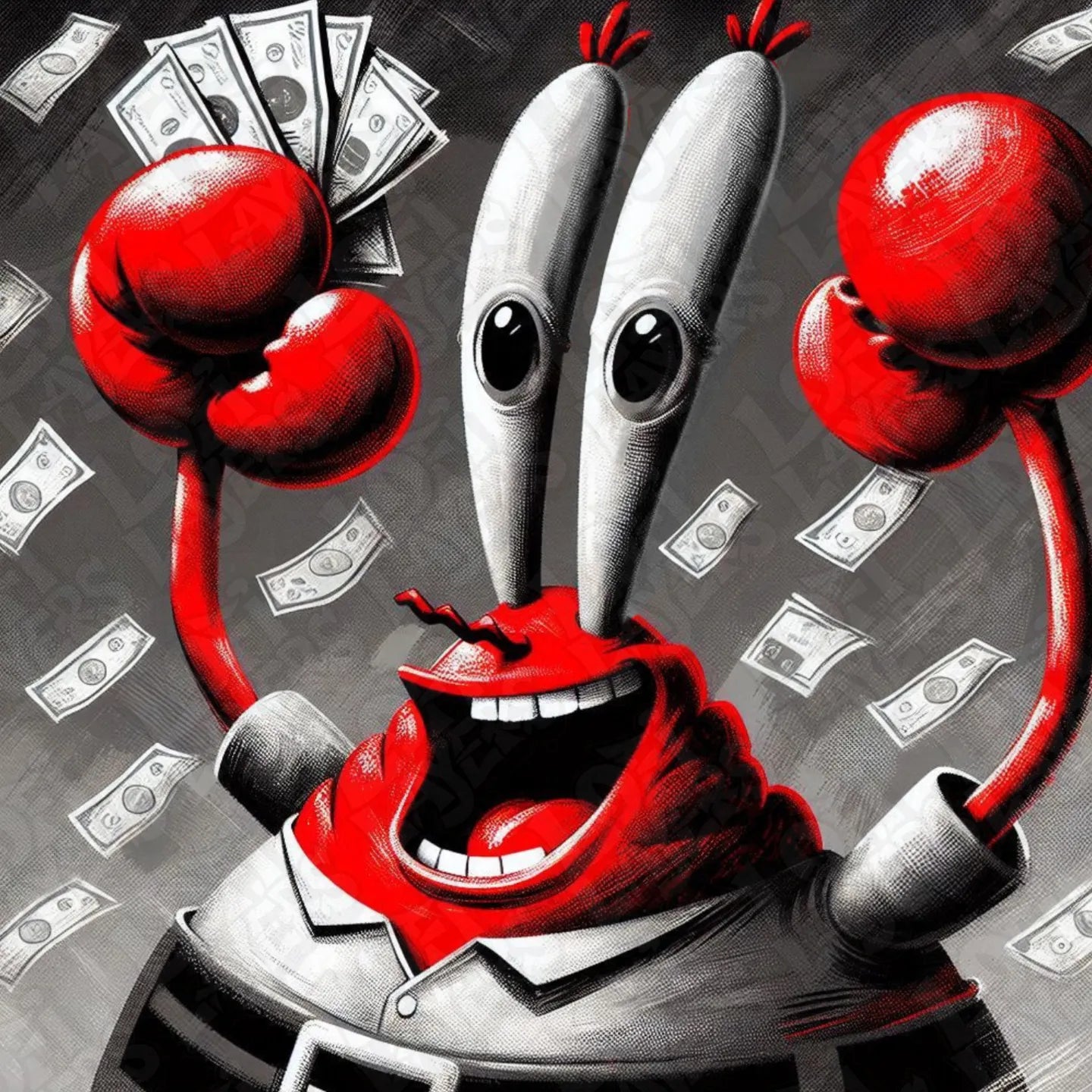 Nickelodeon Mr. Krabs HueForge