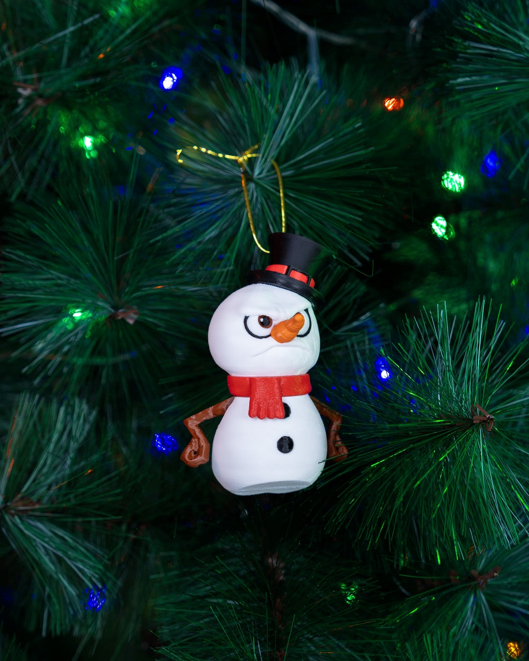 Mr. Frosty Christmas Ornament