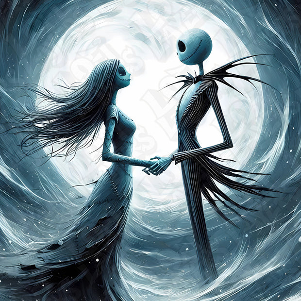 The Nightmare Before Christmas Jack & Sally HueForge