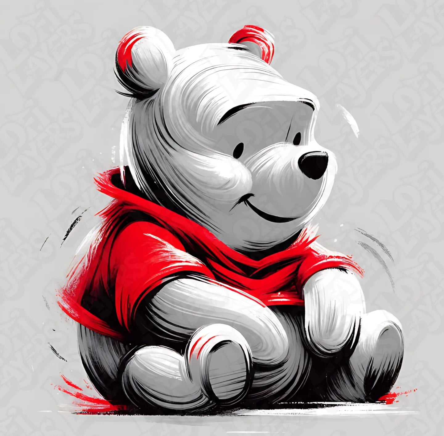 Winne The Pooh Pooh Hueforge