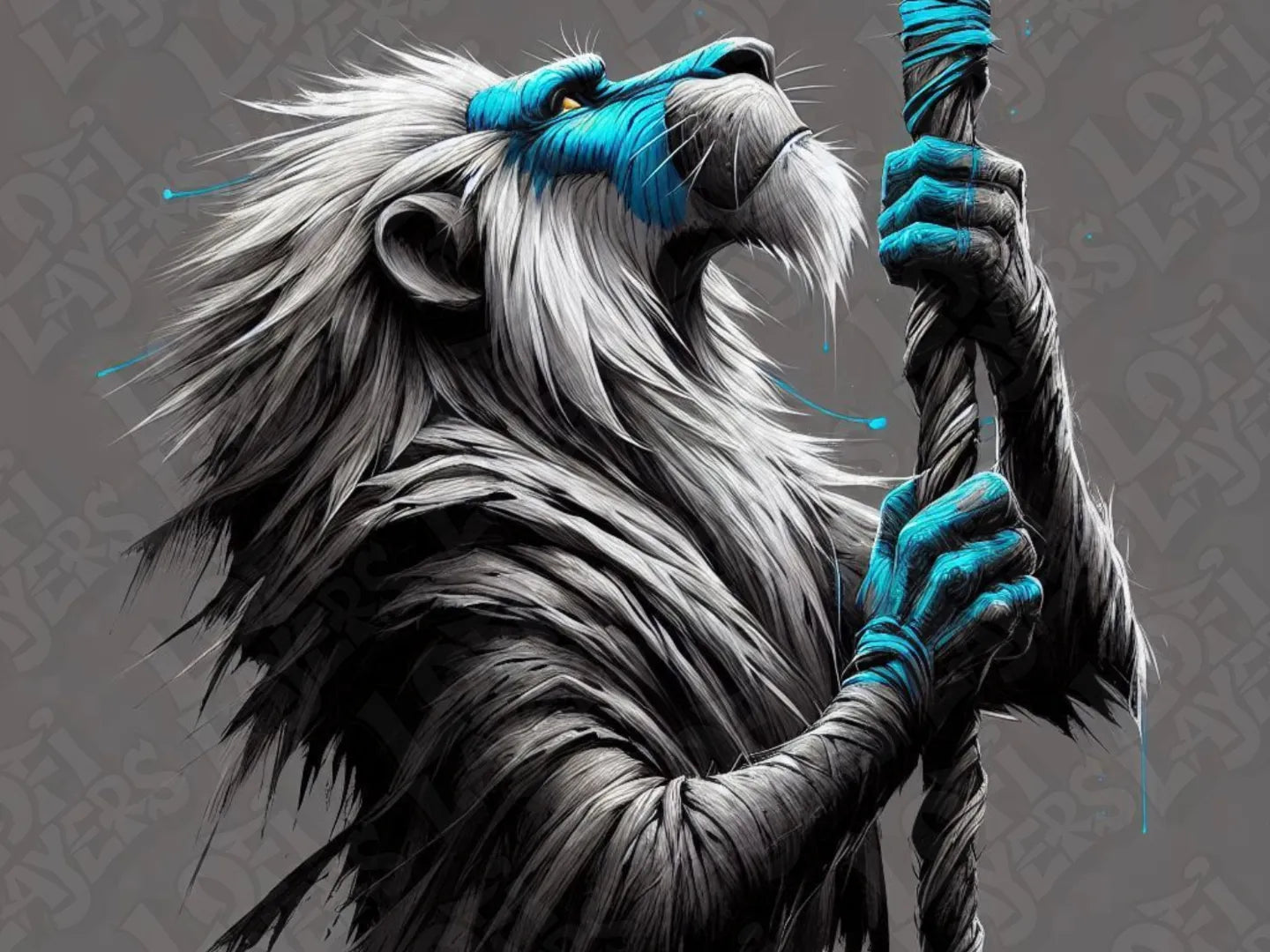 Disney Rafiki HueForge