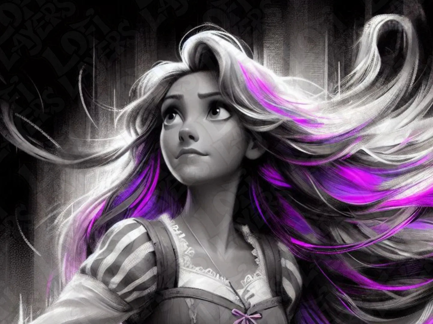 Disney Rapunzel HueForge