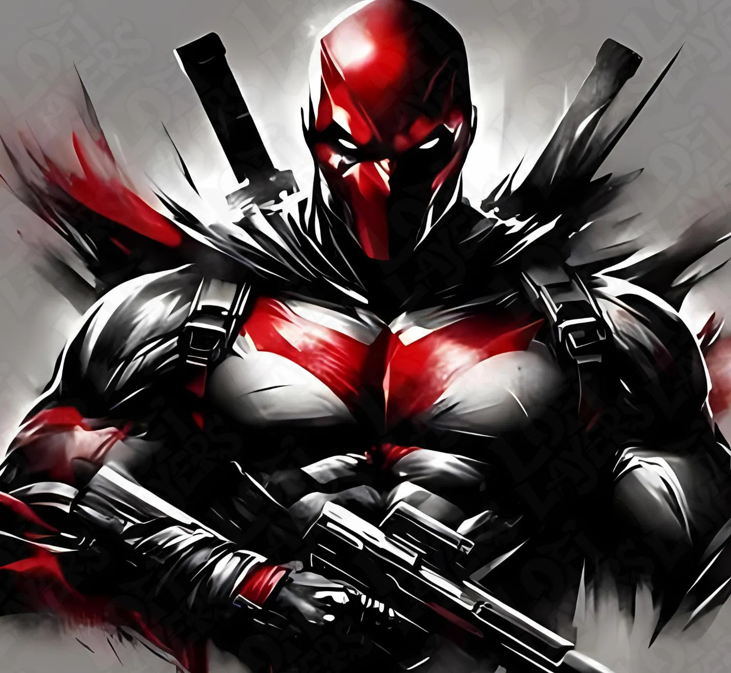 DC Comics Red Hood HueForge