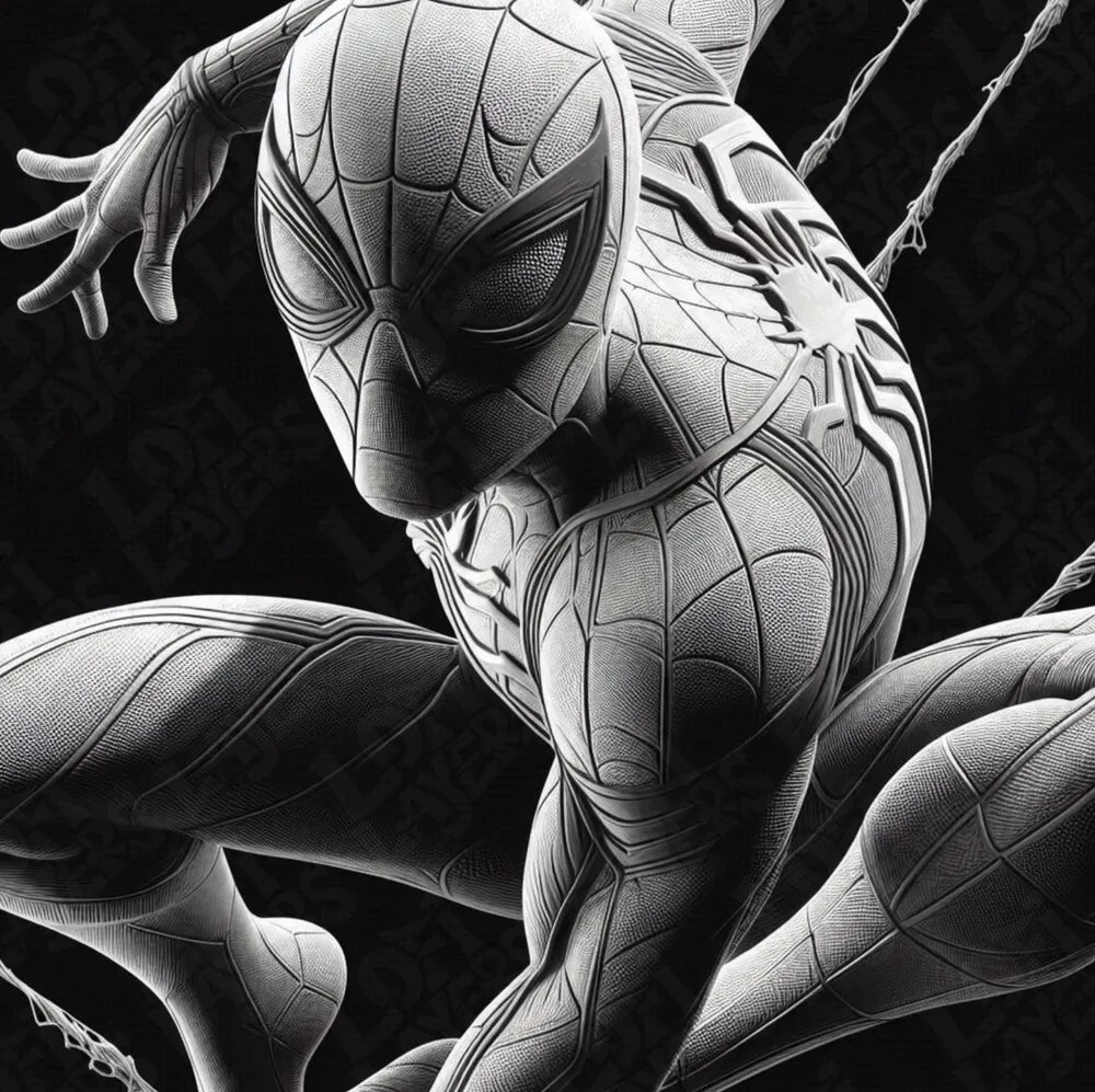 Marvel Spiderman Relief Style HueForge