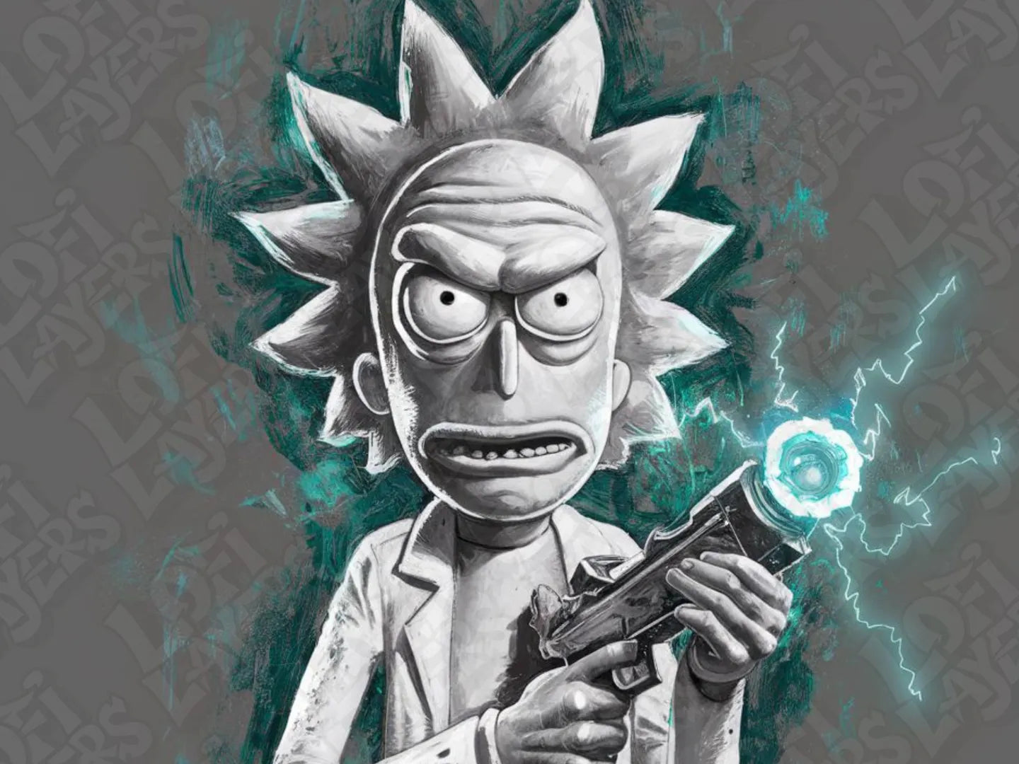 Rick from Rick and Morty HueForge
