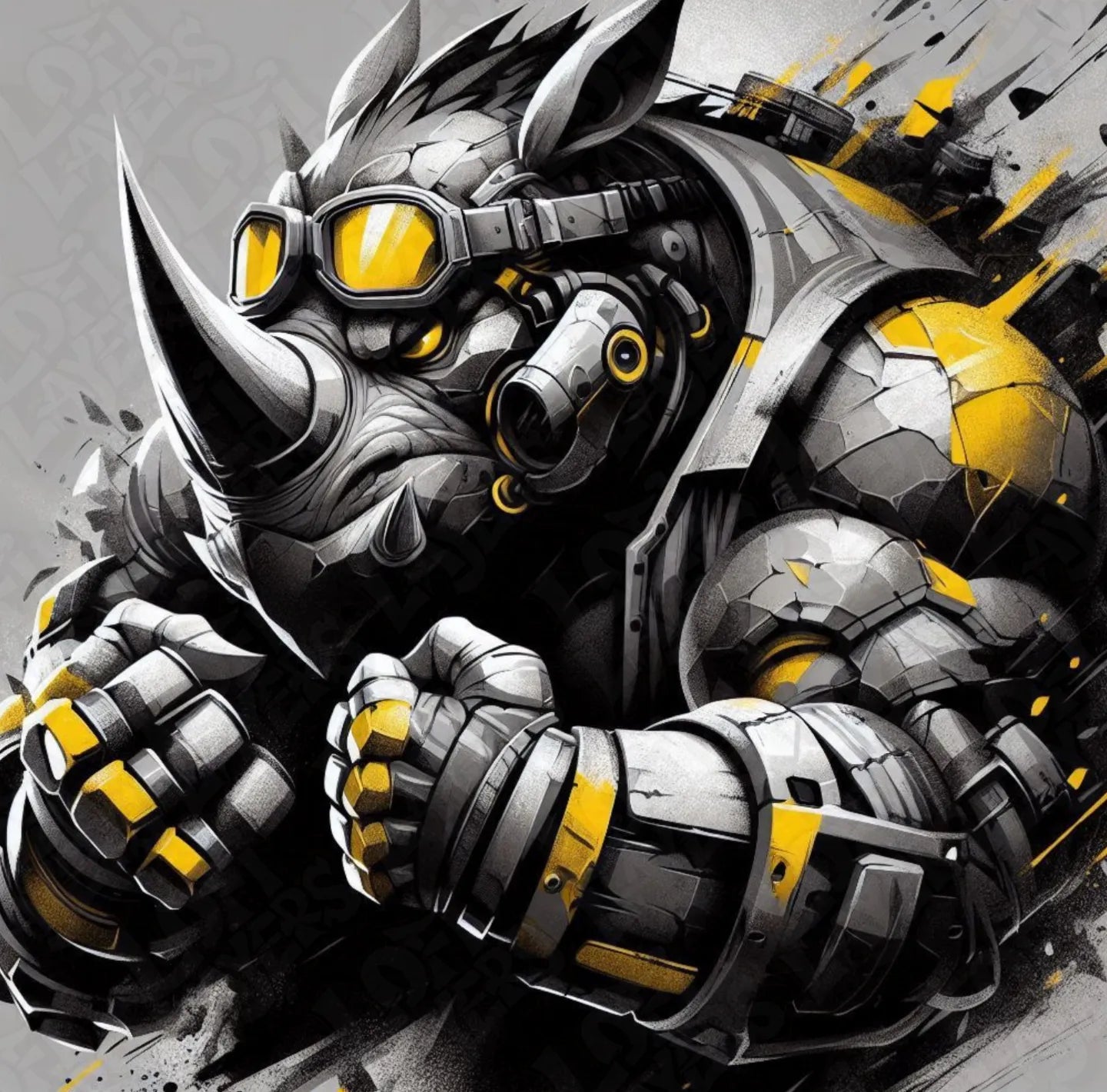 TMNT Rocksteady HueForge