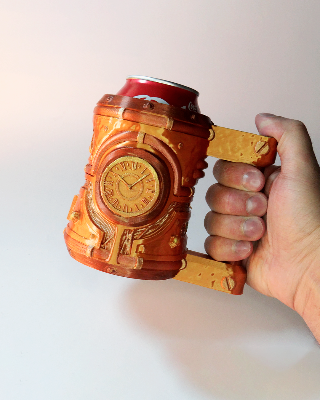 Steampunk Can Holder Mug