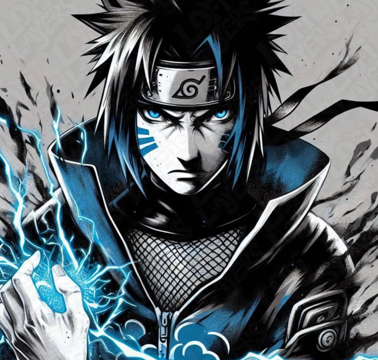 Naruto Sasuke Uchiha HueForge