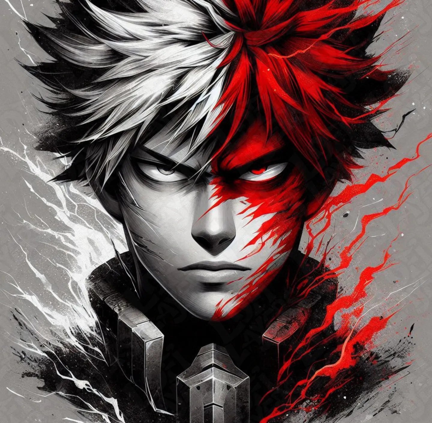 My Hero Academia Shoto Todoroki HueForge