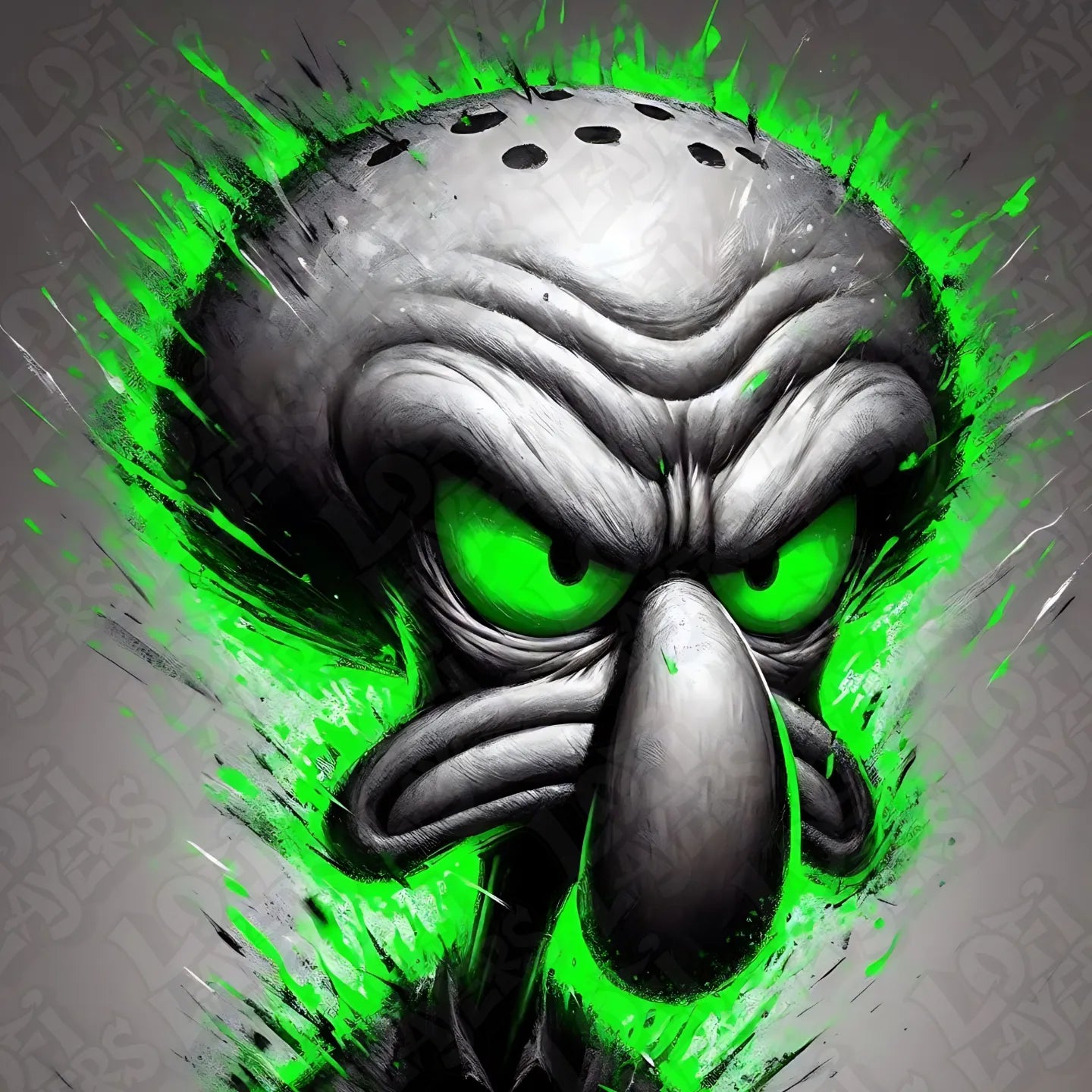 Nickelodeon Squidward HueForge