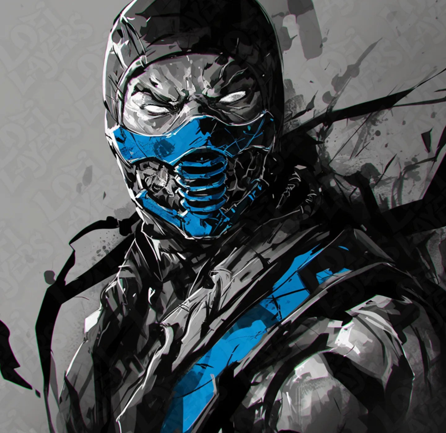 Mortal Kombat Sub Zero HueForge