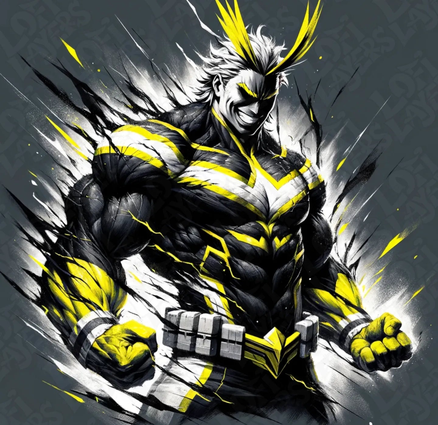 My Hero Academia Toshinori "All Might" Yagi HueForge