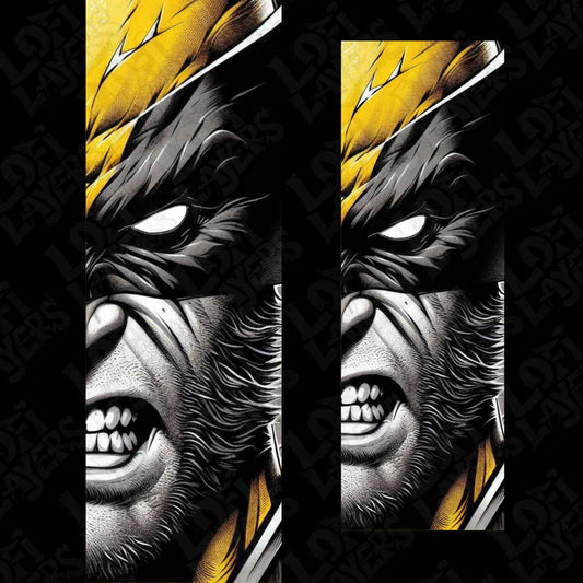 Marvel Comics Wolverine HueForge Bookmark Set