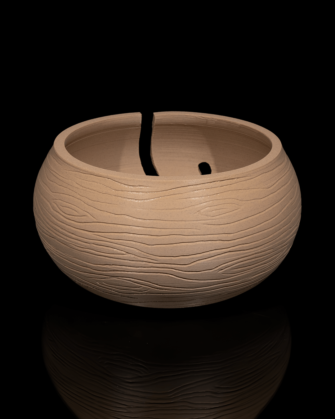 Wooden Kit Yarn Bowl and Hook Case