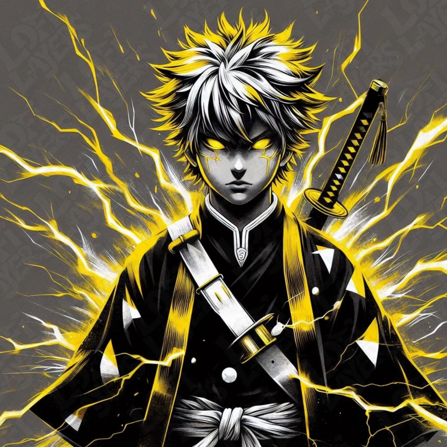 Demon Slayer Zenitsu Agatsuma HueForge