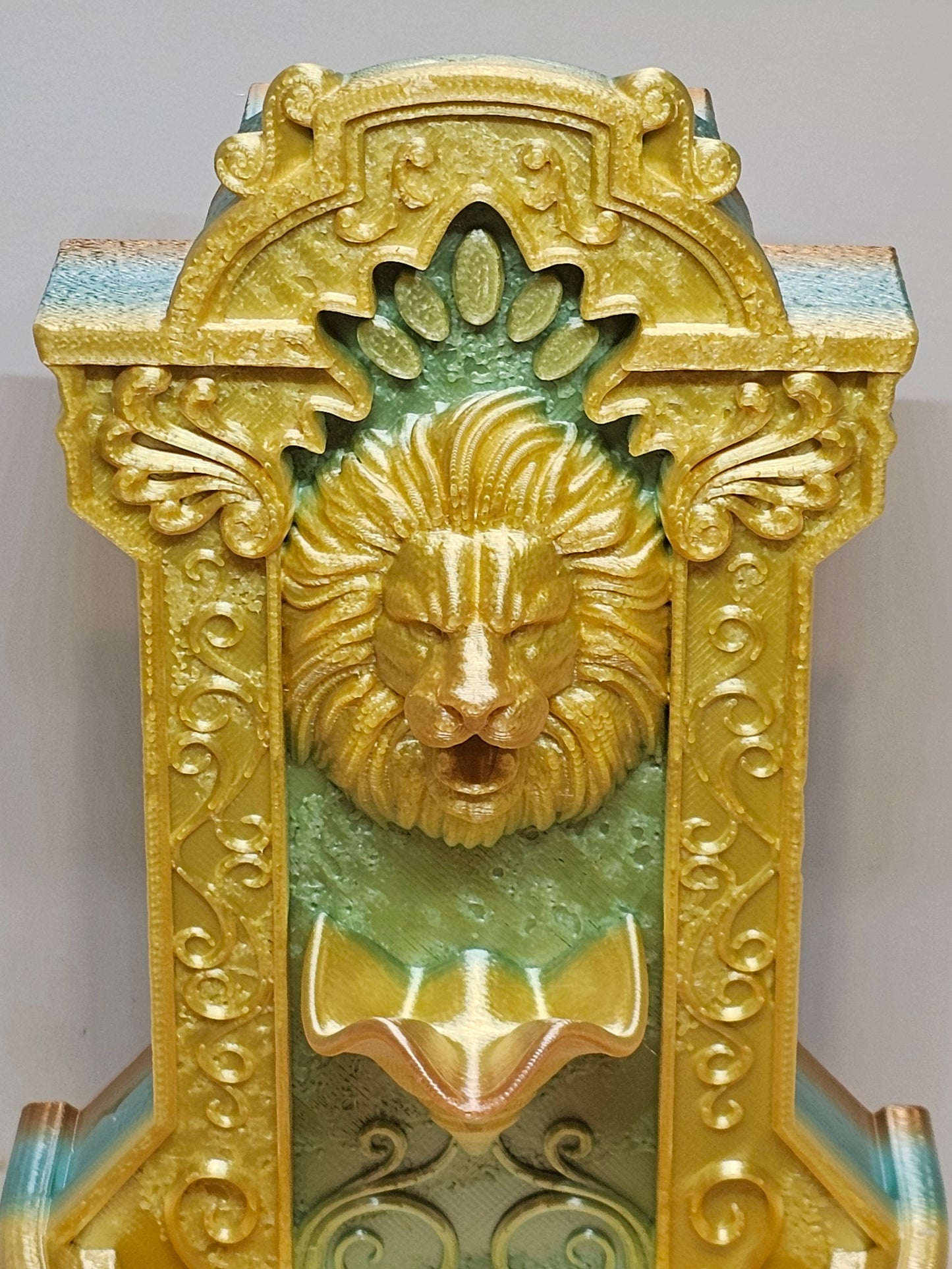 Lions Courage Fountain Backflow Burner