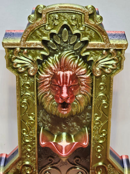 Lions Courage Fountain Backflow Burner
